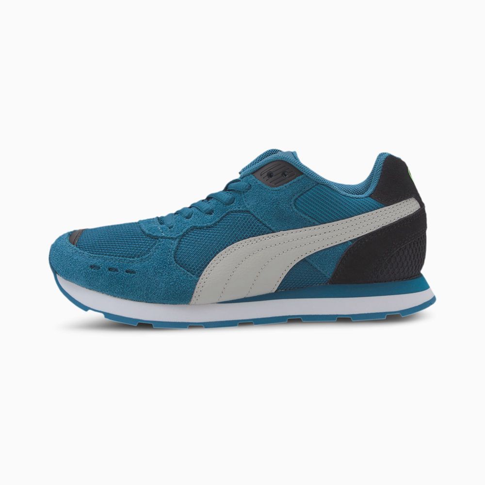 Puma Vista Fiú Sportcipő - Kék/Szürke Lila ( Hungary - FNABE7340 )